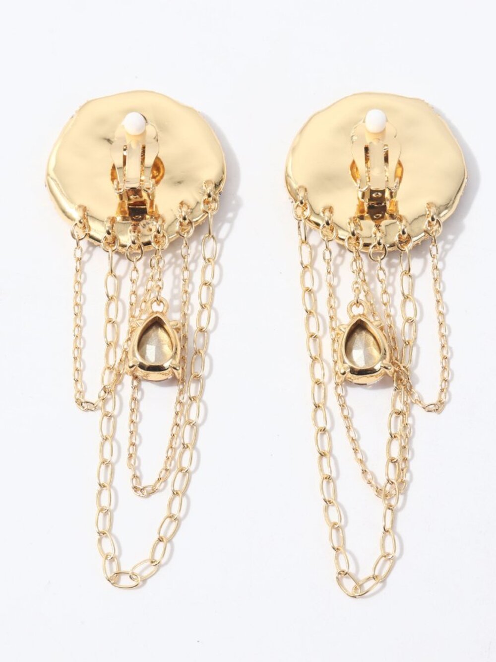 Alexis Bittar Ancient Roman Coin Style Fashion Clip-On Earrings